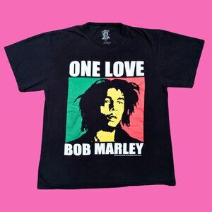One Love, Bob Marley T-Shirt Size L